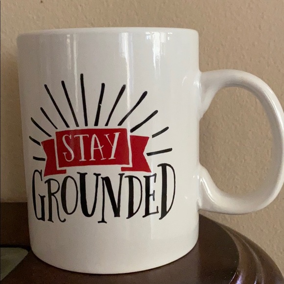 Stay Grounded White Coffee Mug - Picture 5 of 5